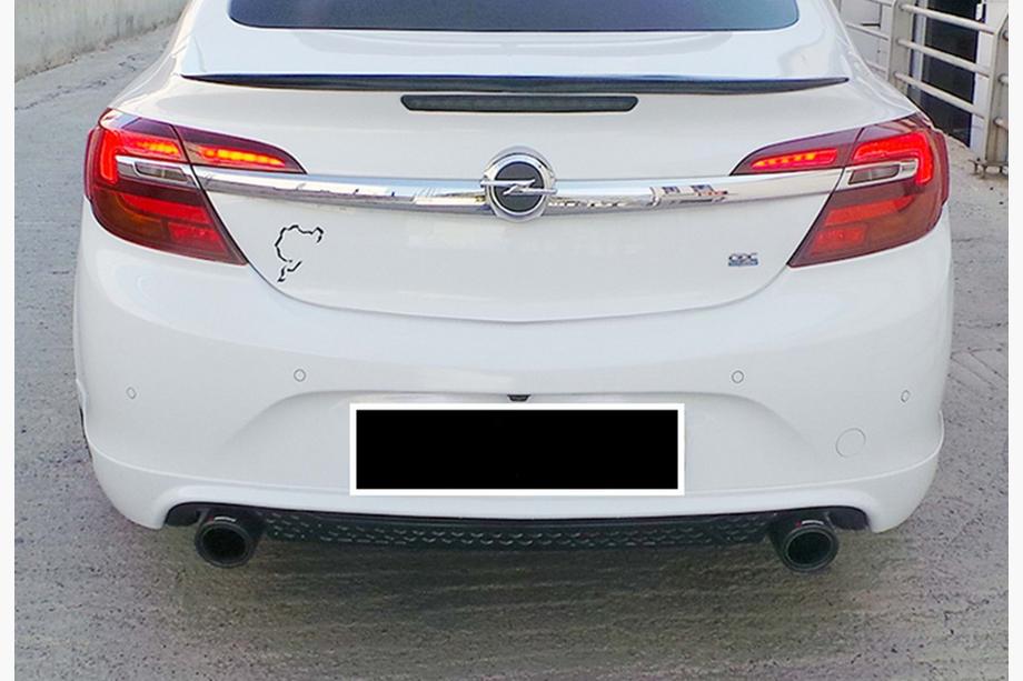 Opel Insignia 2008–2017 Zadnji difuzor DPT (SD, 2013-2017, črni sijaj) Fotografija 5