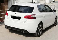 Peugeot 308 2014–2021 Zadnji difuzor DPT (HB, sijajno črna) fotografija 4