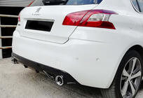 Peugeot 308 2014–2021 Zadnji difuzor DPT (HB, sijajno črna) fotografija 3