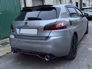 Peugeot 308 2014–2021 Zadnji difuzor DPT (HB, sijajno črna) fotografija 2