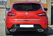 Renault Clio IV 2012–2019 Zadnji difuzor DPT V-2 (črna sijaj) fotografija 1