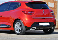 Renault Clio IV 2012–2019 Zadnji difuzor DPT V-2 (črna sijaj) fotografija 2