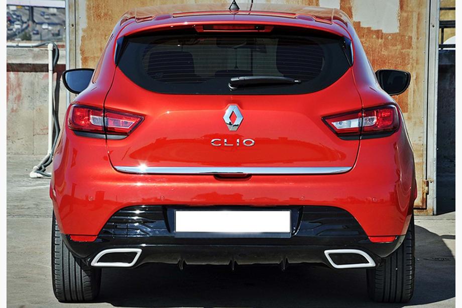 Renault Clio IV 2012–2019 Zadnji difuzor DPT V-2 (črna sijaj) Image