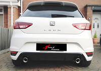 Seat Leon 2013–2020 Zadnji difuzor DPT V-1 (sijajno črna) fotografija 1