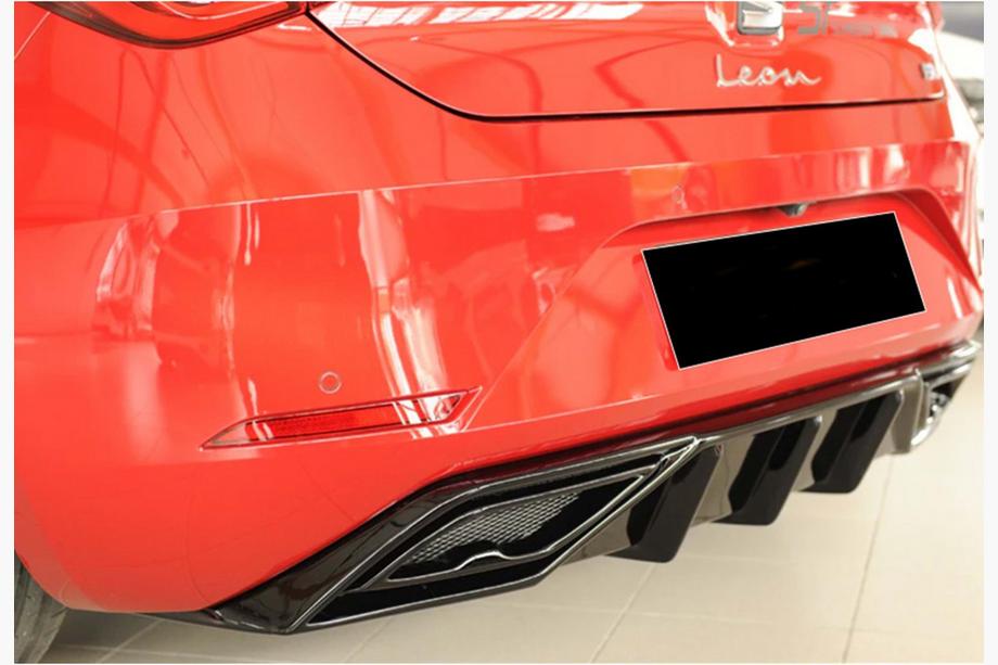 Seat Leon 2020– Zadnji difuzor DPT V-2 (črna sijaj) Image