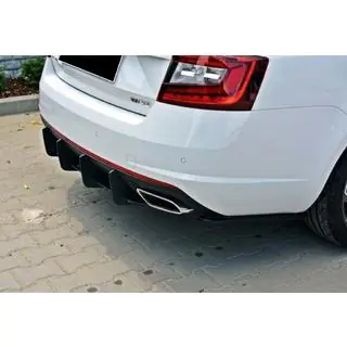 Zadnji difuzor DPT V-5 (LB, mat črna) Skoda Octavia III A7 2013–2019 fotografija 3