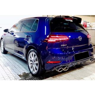 Zadnji difuzor DPT V-1 (2017-2019, sijaj črna) Volkswagen Golf 7/E-Golf 2012–2020 fotografija 1