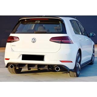 Zadnji difuzor DPT V-2 (za GTI, 2017-2019, mat črna) Volkswagen Golf 7/E-Golf 2012–2020 fotografija 2