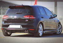 Volkswagen Golf 7/E-Golf 2012–2020 Zadnji difuzor DPT V-6 (2012-2017, sijajno črna) fotografija 3