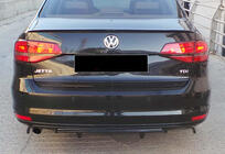 Volkswagen Jetta 2011–2018 Zadnji difuzor DPT (2014-2018, črna visok sijaj) fotografija 3