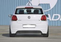 Volkswagen Polo 2010–2017 Zadnji difuzor DPT (2010-2013, črna visok sijaj) fotografija 3