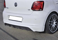 Volkswagen Polo 2010–2017 Zadnji difuzor DPT (2010-2013, črna visok sijaj) fotografija 1