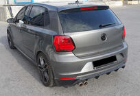 Volkswagen Polo 2010–2017 Zadnji difuzor DPT (2014-2017, sijajno črna) fotografija 4