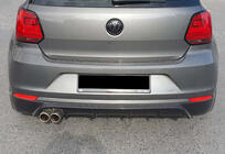 Volkswagen Polo 2010–2017 Zadnji difuzor DPT (2014-2017, sijajno črna) fotografija 3