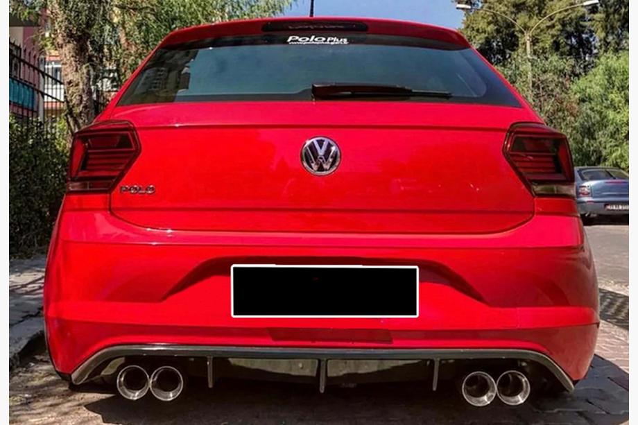 Volkswagen Polo 2017– Zadnji difuzor DPT V-2 (črna sijaj) Image