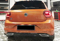 Volkswagen Polo 2017– Zadnji difuzor DPT V-3 (črni sijaj) fotografija 4