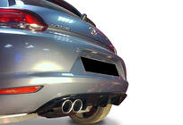 Volkswagen Scirocco 2008–2017 Zadnji difuzor DPT V-3 (2008-2013, sijajno črna) fotografija 2