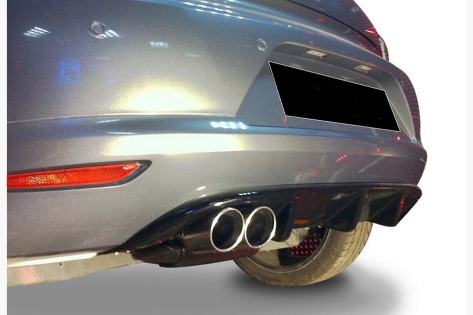 Volkswagen Scirocco 2008–2017 Zadnji difuzor DPT V-3 (2008-2013, sijajno črna) Image