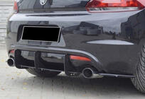 Volkswagen Scirocco 2008–2017 Zadnji difuzor DPT V-4 (2008-2017, sijajno črna) fotografija 3