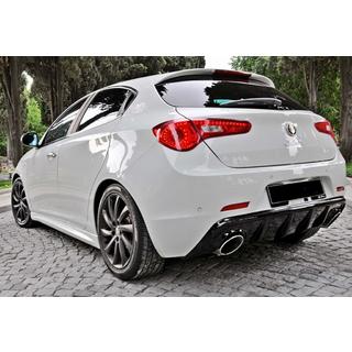 Stranski pragovi DPT (črna v visokem sijaju) Alfa Romeo Giulietta 2010–2020 fotografija 2