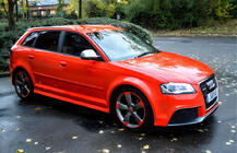 Audi A3 2003–2012 DPT stranski pragovi (2005-2008, sijaj črna) fotografija 1