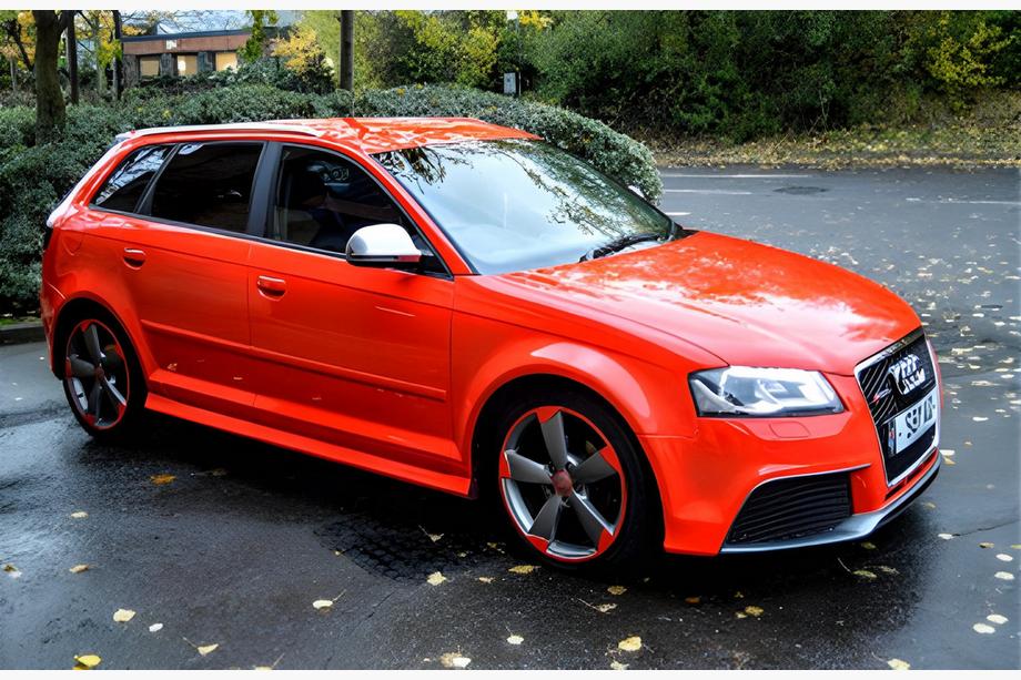 Audi A3 2003–2012 DPT stranski pragovi (2005-2008, sijaj črna) Image