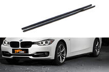 BMW serija 3 F30/F31 2012–2019 Nastavki stranskih pragov DPT (za Base pragove, črna visok sijaj) fotografija 1