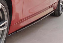 BMW serija 3 F30/F31 2012–2019 Obloge pragov DPT V-3 (za M-Sport pragove, črna visok sijaj) fotografija 1