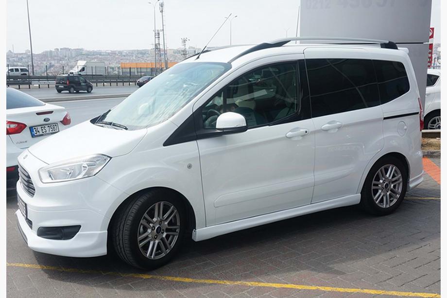 Ford Courier 2014–2023 Stranski pragovi DPT (črna v visokem sijaju) Image