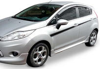 Ford Fiesta 2008–2017 Stranski pragovi DPT V-2 (HB, črna visok sijaj) fotografija 2