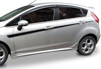 Ford Fiesta 2008–2017 Stranski pragovi DPT V-2 (HB, črna visok sijaj) fotografija 1