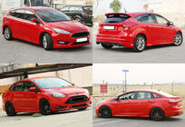 Ford Focus III 2011–2017 DPT stranski pragovi (SD, 2015-2017, črna sijaj) fotografija 1