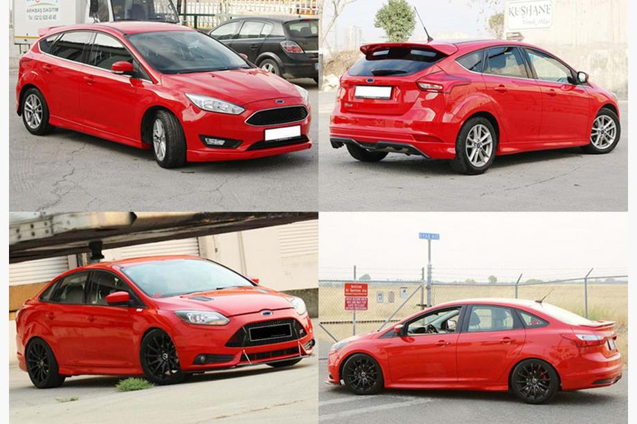 Ford Focus III 2011–2017 DPT stranski pragovi (SD, 2015-2017, črna sijaj) Image