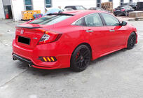 Honda Civic Limuzina X 2016–2021 Stranski pragovi DPT V-3 (za lakiranje) fotografija 2
