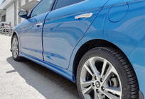 Hyundai Elantra (AD) 2015–2020 Stranski pragovi DPT (črna v visokem sijaju) fotografija 3