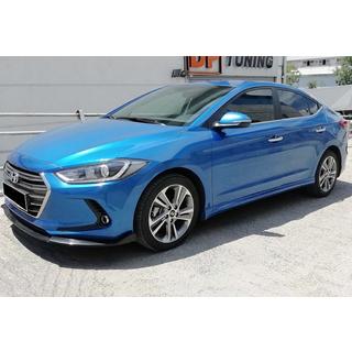 Stranski pragovi DPT (črna v visokem sijaju) Hyundai Elantra (AD) 2015–2020 fotografija 4