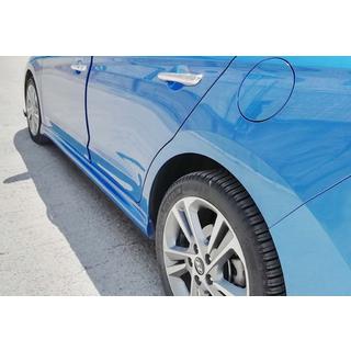 Stranski pragovi DPT (črna v visokem sijaju) Hyundai Elantra (AD) 2015–2020 fotografija 1