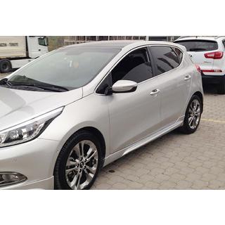 Stranski pragovi DPT (2012-2015, črna visok sijaj) Kia Ceed 2012–2018 fotografija 1