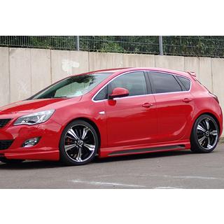 Stranski pragovi DPT V-2 (črni sijaj) Opel Astra J 2009–2015 fotografija 1