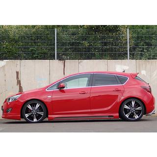 Stranski pragovi DPT V-2 (črni sijaj) Opel Astra J 2009–2015 fotografija 3