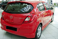 Opel Corsa D 2007–2014 Stranski pragovi DPT V-1 (črna visok sijaj) fotografija 2