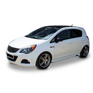 Stranski pragovi DPT V-2 (črni sijaj) Opel Corsa D 2007–2014 fotografija 2