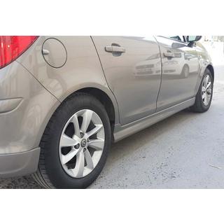 Stranski pragovi DPT V-3 (črn visok sijaj) Opel Corsa D 2007–2014 fotografija 1