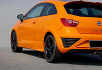 Seat Ibiza 2010–2017 Stranski pragovi DPT V-1 (Coupe, črni sijaj) fotografija 2