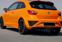 Seat Ibiza 2010–2017 Stranski pragovi DPT V-1 (Coupe, črni sijaj) fotografija 5