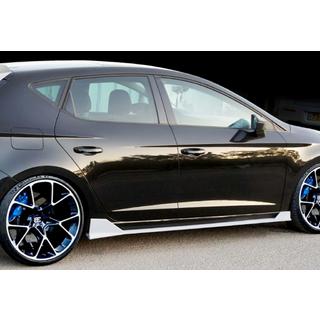Stranski pragovi DPT V-3 (2017-2020, črna visok sijaj) Seat Leon 2013–2020 fotografija 1