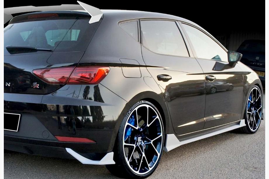 Seat Leon 2013–2020 Stranski pragovi DPT V-3 (2017-2020, črna visok sijaj) Fotografija 6