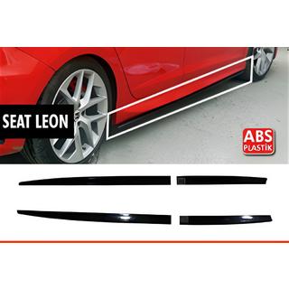 Stranski pragovi DPT V-5 (črna visok sijaj) Seat Leon 2013–2020