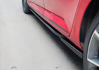 Seat Leon 2013–2020 Stranski pragovi DPT V-6 (visoki sijaj črna) fotografija 1