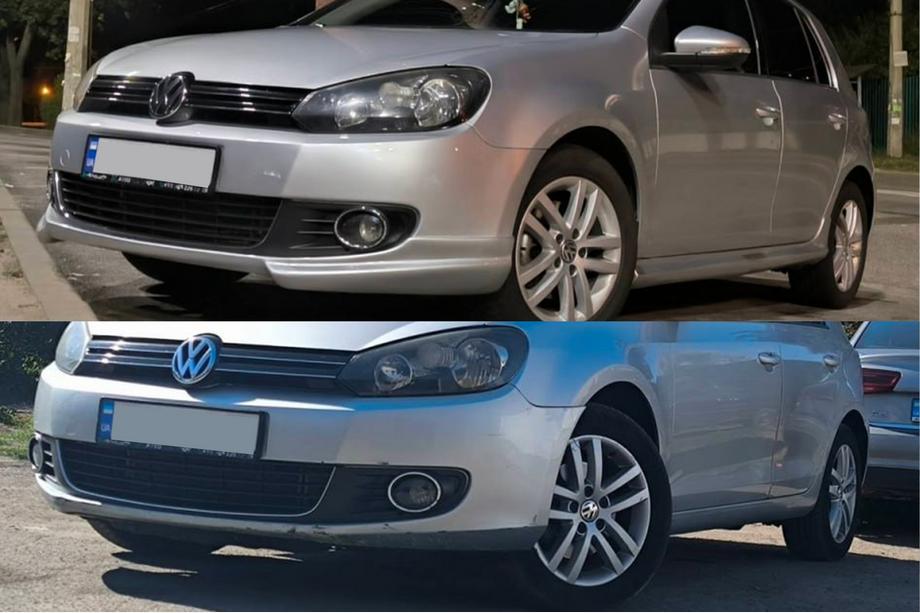 Volkswagen Golf 6 2008–2014 Stranski pragovi DPT V-1 (HB, za lakiranje) Fotografija 9